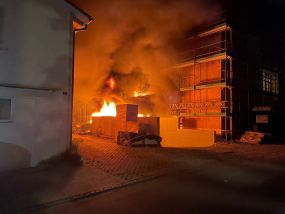 Brand Baustelle